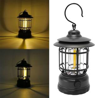 CRENTILA Lanterns Rechargeable, Portable Electric LED Camping Lights 8 hrs Lantern Emergency Light