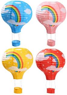PopTheParty Multicolor Paper Hanging Lantern