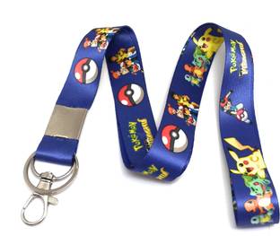 Key Era Pikachu Pokeball Id Tag Holder Lanyard Lanyard