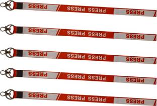 SPG LANYARD/RIBBAN PRESS ORANGE Lanyard for id Card or id Badge or Office PVC Card… Lanyard