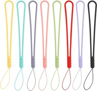 KIDWILL 6pcs Silicone Hand Lanyard Wrist Strap for mobile, cell phone Lanyard