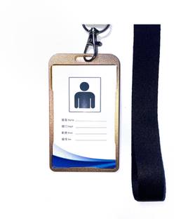 AmanGola Printed Ribbon, ID Card Holder/Badge with Scratch Guard Lanyard
