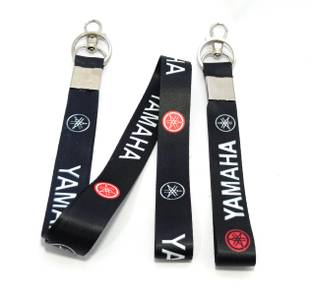 Key Era Yamaha Id Card Holder Fabric Combo Of 2 Keychain And Lanyard
