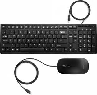 Bestor 2 in 1 COMBO Wired Keyboard & wired Optical Mouse for Laptop, computer Combo Set