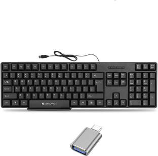 ZEBRONICS K20 Keyboard, C-OTG (Set of 2). Combo Set