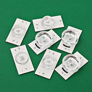 V A Antiques 3V SMD LED TV Display Backlight Aluminum PCB Size: 50*18mm Concave Optical Lens Combo Set