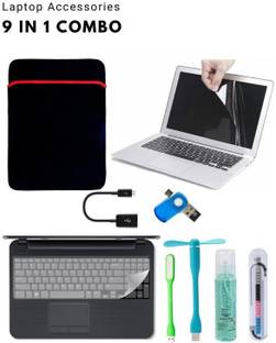 I-Birds Enterprises 9 IN 1 Laptop Accessories big combo for all 15.6 inch Laptop Combo Set
