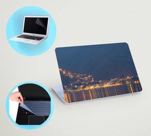 SDM Laptop skin combo, Screen Guard & Keyboard Cover, free microfiber cloth Combo356 Combo Set
