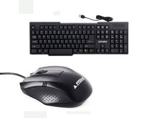 PRODOT Precision Combo FEEL USB Keyboard and MU-253s USB Mouse Duo for Seamless Control Combo Set