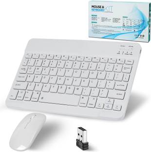 FKU Wireless Keyboard & Mouse For Android Windows PC Tablet Combo Set