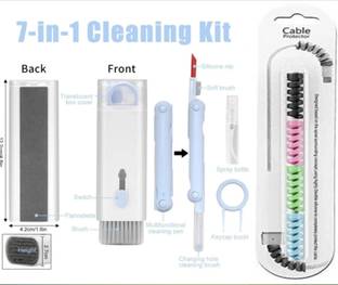 UniTale 7 In 1 Keyboard laptop computer cleaning kit with 1 pcs cable protector Combo Set
