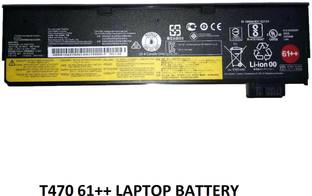 SOLUTIONS-365 COMPATIBLE T470 61++ LAPTOP BATTERY FOR LENOVO THINKPAD T470, T480, T580 LAPTOP 6 Cell Laptop Battery
