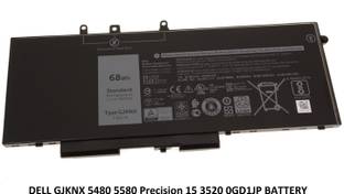 SOLUTIONS-365 COMPATIBLE GJKNX 0GD1JP BATTERY FOR , Latitude 5488, Latitude 5491, Latitude 15 5580, Precision 15 3520, Latitude 5490, Latitude E5580, Latitude E5280, Latitude E5480 4 Cell Laptop Battery