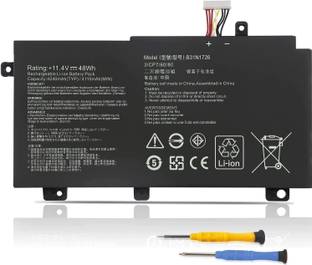WEFLY Laptop Batterty Compatible For B31N1726-1, B31N1726, B31BNEH, B31BN91, A41LK9H, 0B200-02910000 FX80 FX80G FX80GD FX80GE FX80GM FX86 FX86FE FX86FM Series,Asus TUF Gaming FX504 FX504G FX504GD FX504GE FX504GM FX505 FX505D FX505DT FX505DV FX505DU FX505DY FX505G FX505GD FX505GE FX505GM FX505GT FA706IH FA706II FA506IC FA506IH FA506II FA506IU Series B31N1726 Notebook Battery. 3 Cell Laptop Battery