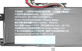 SOLUTIONS-365 COMPATIBLE AVITA CN6613-2S3P BATTERY FOR AVITA PURA 14 NS14A6 NS13A2 NS14A8 LAPTOP SERIES 4 Cell Laptop Battery