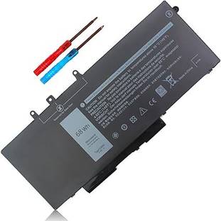 E power tech 68Wh GJKNX Battery Compatible with Dell Latitude 5480 5580 5280 5590 5591 5490 5491 E5480 E5580 E5490 E5590 Precision 3520 3530 Series GD1JP 0GD1JP DY9NT 0DY9NT 5YHR4 451-BBZG 7.6V 4-Cell 4 Cell Laptop Battery