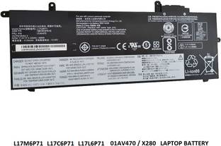 SOLUTIONS-365 COMPATIBLE L17M6P71 L17C6P71 L17L6P71 01AV470 X280 LAPTOP BATTERY FOR LENOVO THINKPAD X280 THINKPAD X280 20KEA00CHH	SERIES 4 Cell Laptop Battery
