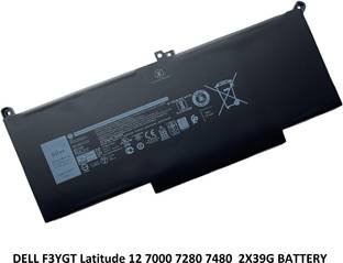 SOLUTIONS-365 COMPATIBLE F3YGT BATTERY FOR Latitude 12 7000 7280 7480 2X39G 4 Cell Laptop Battery
