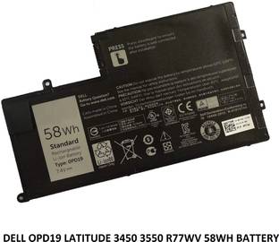 SOLUTIONS-365 COMPATIBLE OPD19 LATITUDE 3450 3550 R77WV BATTERY FOR Dell Inspiron 14-5442 14-5443 14-5445 14-5447 14-5448 14-5457 Series. 58WH 4 Cell Laptop Battery