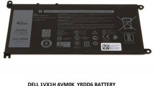 SOLUTIONS-365 COMPATIBLE 1VX1H 4VM0K YRDD6 BATTERY FOR Dell Inspiron 15 3000 3493 3582 3583 3593 3793 4 Cell Laptop Battery