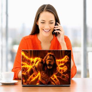 DecorPrintDesign LAPTOP SKIN STICKER 15X10 INCH DP1157 VINYL Laptop Skin Compatible for 15 inch