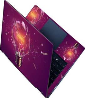 SCOTLON _All Panel_Damaged bulb_ Vinyl Laptop Skin Compatible for 15.5 inch