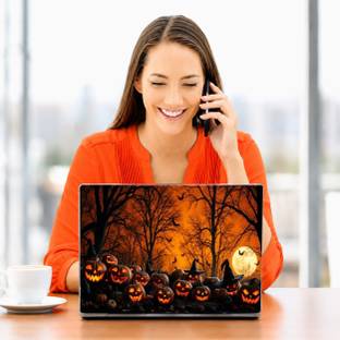 DecorPrintDesign LAPTOP SKIN STICKER 15X10 INCH DP1264 VINYL Laptop Skin Compatible for 15 inch