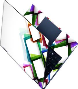SCOTLON _All Panel_Multi color square frame_ Vinyl Laptop Decal 15.5