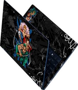 Anweshas Full Body Laptop Skin For 14 to 15.6 inch Laptop - One Piece Anime Action DS16 Self Adhesive Stretched Vinyl Laptop Skin Compatible for 15.6 inch
