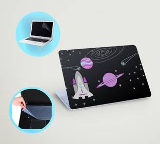 SDM 3in1 laptop skin with track-pad & SCREEN GAURD (art) 15.6 inch Vinyl Laptop Skin Compatible for 15...