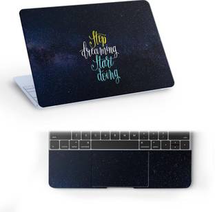 Galaxsia Malcom Quote Top+Wrist Pad Vinyl Laptop Skin/Sticker/Cover vinyl Laptop Decal 17.3