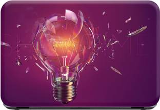 SCOTLON _Single Panel_Damaged bulb_ Vinyl Laptop Skin Compatible for 15.5 inch