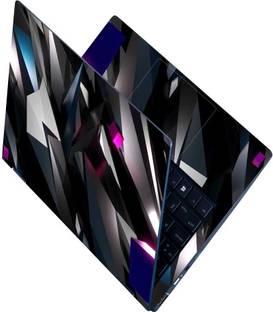 Flipkart SmartBuy Full Body Laptop Skin for Laptops Upto 15.6 Inch - Shattered Reflections HD Sticker No Residue Removable Self Adhesive Vinyl Reusable Laptop Skin Compatible for 15.6 inch