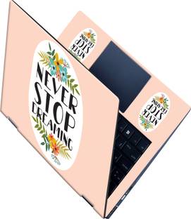 SCOTLON _All Panel_Never stop dreaming_ Vinyl Laptop Skin Compatible for 15.5 inch