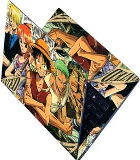 Anweshas Full Body Laptop Skin Sticker Fits Size Upto 15.6 inches - Anime One Piece OP04 Self Adhesive Vinyl Reusable Laptop Skin Compatible for 15.6 inch