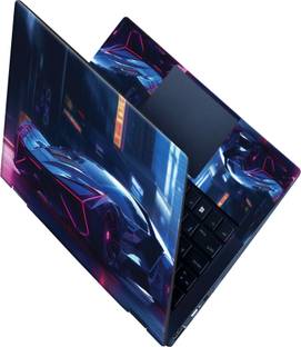 Flipkart SmartBuy _All Panel_AI generated futuristic car Vinyl Laptop Skin Compatible for 15.6 inch
