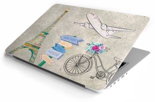 ARAkri Travel the world theme Laptop Skin /Stickers upto 15.6 inches Laptop Decals vinyl Laptop Decal ...