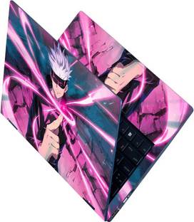 Flipkart SmartBuy Full Body Laptop Skin Sticker - Anime Satoru Gojo Jujutsu Kaisen Self Adhesive Vinyl Laptop Decal 15.6