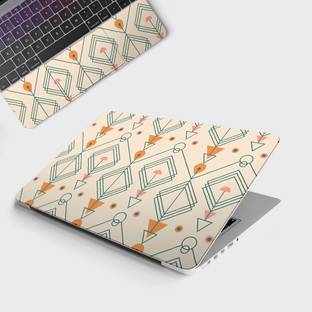 Yuckquee PATTERN DESIGN(DIAMOND) Top+Wrist Pad Vinyl Laptop Skin 15.6 F-29 Vinyl Laptop Decal 15.6