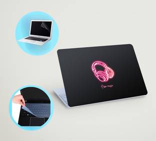 SDM 3in1 laptop skin with track-pad & SCREEN GAURD (dormamo) 15.6 inch Vinyl Laptop Skin Compatible fo...