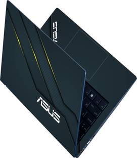 Anweshas Full Body Laptop Skin Sticker - Asus Silver Embossed With Yellow Highlighter_Uv Self Adhesive Vinyl Laptop Skin Compatible for 15.6 inch