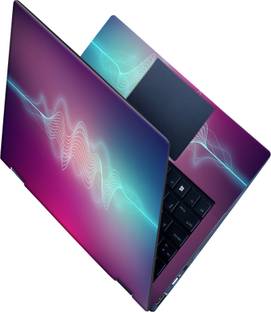 SCOTLON _All Panel_Green sparkling wave_ Vinyl Laptop Skin Compatible for 15.5 inch