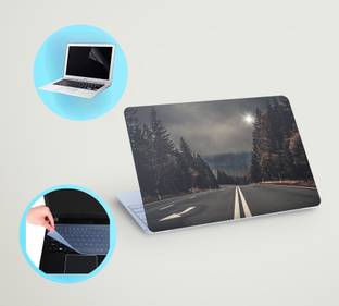 SDM 3in1 laptop skin with track-pad & SCREEN GAURD (Enjoy your trip) 15.6 inch Vinyl Laptop Skin Compa...