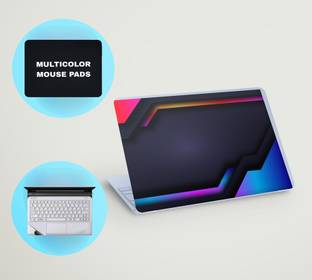 SDM 3in1 laptop skin with track-pad & mouse-pad (gaming theme) 15.6 inch vinyl Laptop Skin Compatible ...