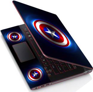 POINT ART HQ Laptop Skin Decal Sticker Vinyl Fits Size Bubble Free � Captain America Vinyl Laptop Decal 15.6