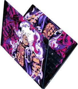 Techfit Full Body Laptop Skin Fits Size Upto 15.6 Inches - Gear Self Adhesive Vinyl Laptop Decal 15.6