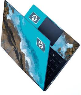 dzazner Premium Full Panel Laptop Skin Sticker Vinyl Laptop Decal 14.1 - HP Ocean Self Adhesive Vinyl Reusable Laptop Skin Compatible for 14.1 inch