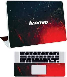 Inkykart Pattern L1 Top+Wrist Pad Vinyl Laptop Skin/Sticker/Cover vinyl Laptop Skin Compatible for 15.6 inch