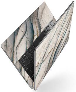 INDIA SHOPERS Full Body Laptop Skin For 14 to 15.6 inch Laptop - Light Color Stone Wave Art Self Adhesive Vinyl Laptop Skin Compatible for 15.6 inch