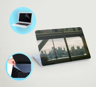 SDM 3in1 laptop skin with track-pad & SCREEN GAURD (see window) 15.6 inch Vinyl Laptop Skin Compatible...